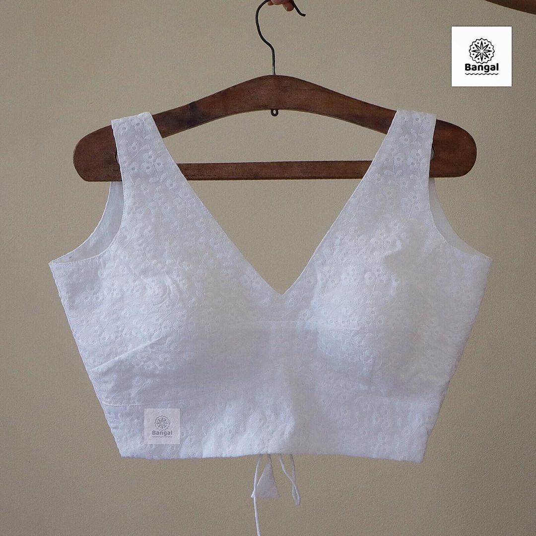 Chikenkari Padded Blouse
