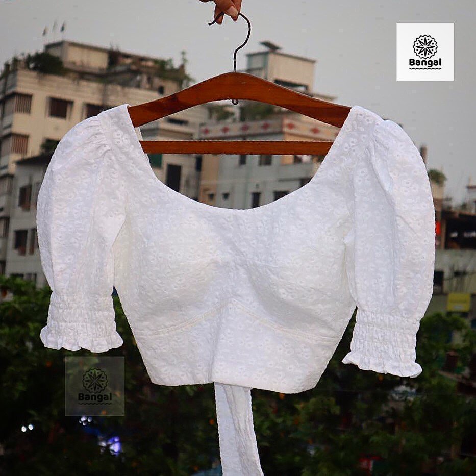 Chikenkari Padded Blouse