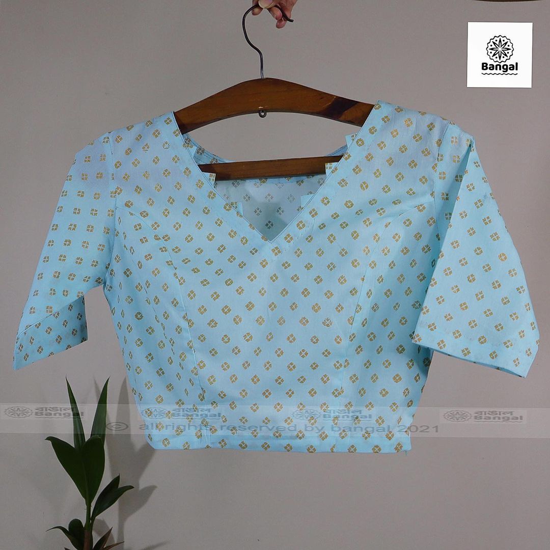 Hand block blouse