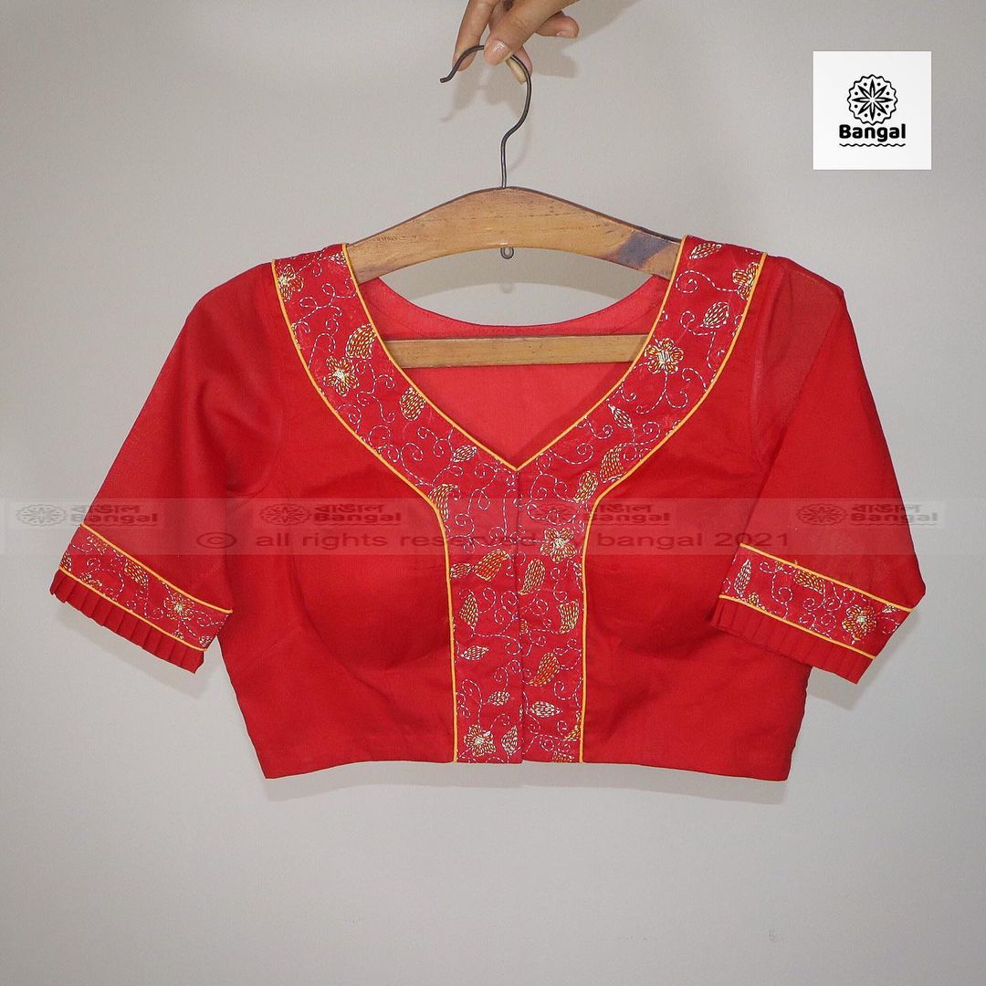 Cotton hand stitched