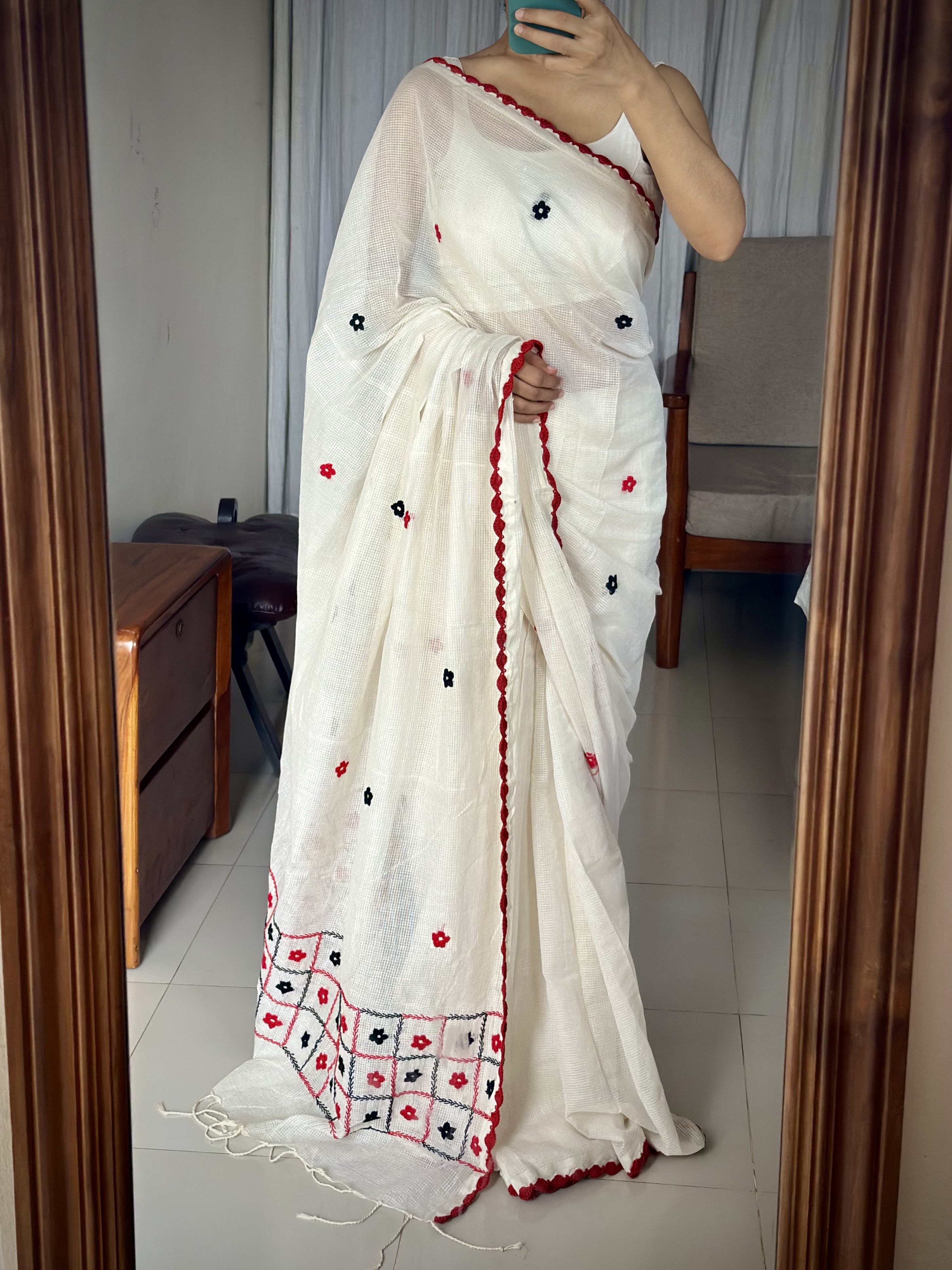Sandhya ( red black details)