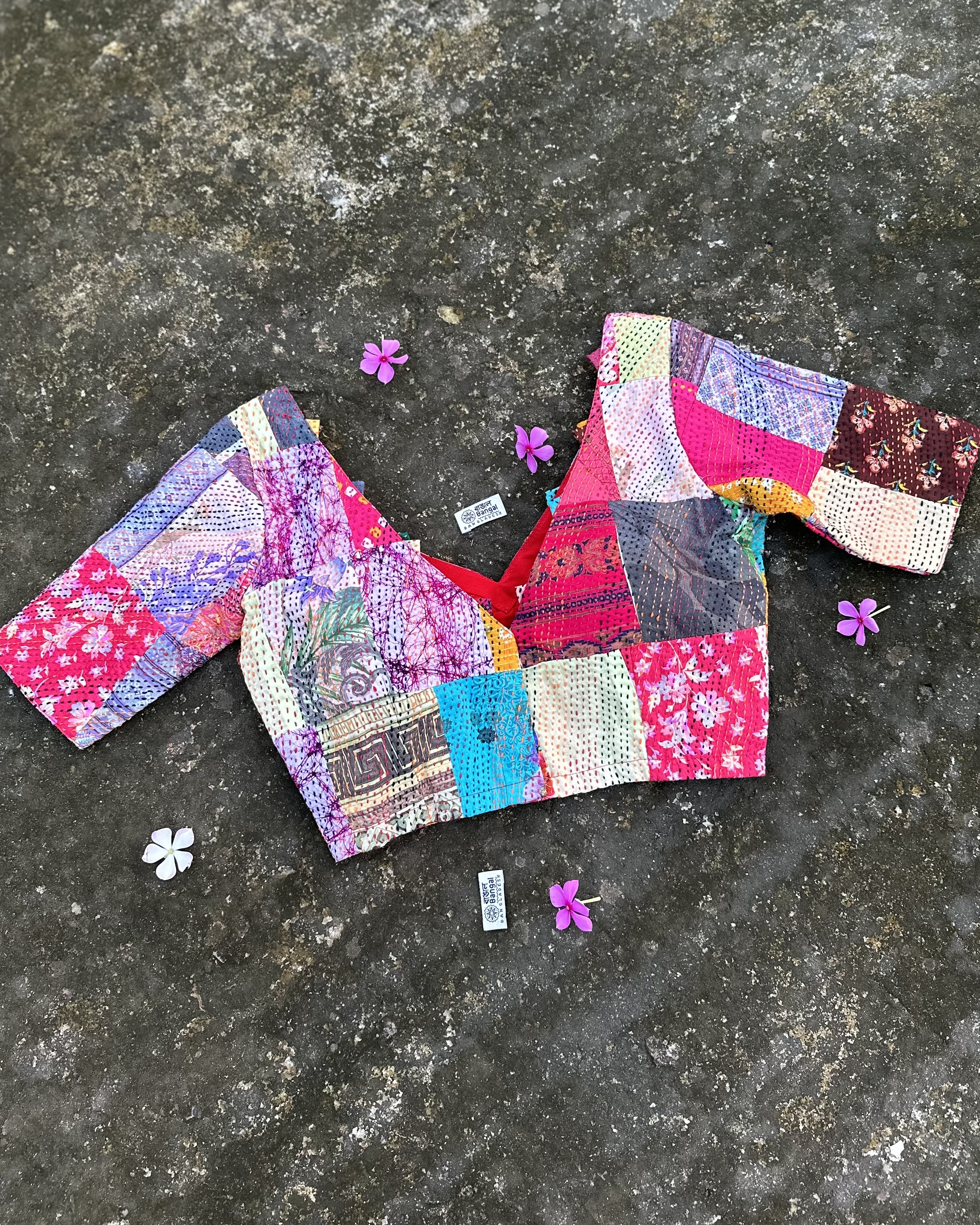 Patchwork blouse
