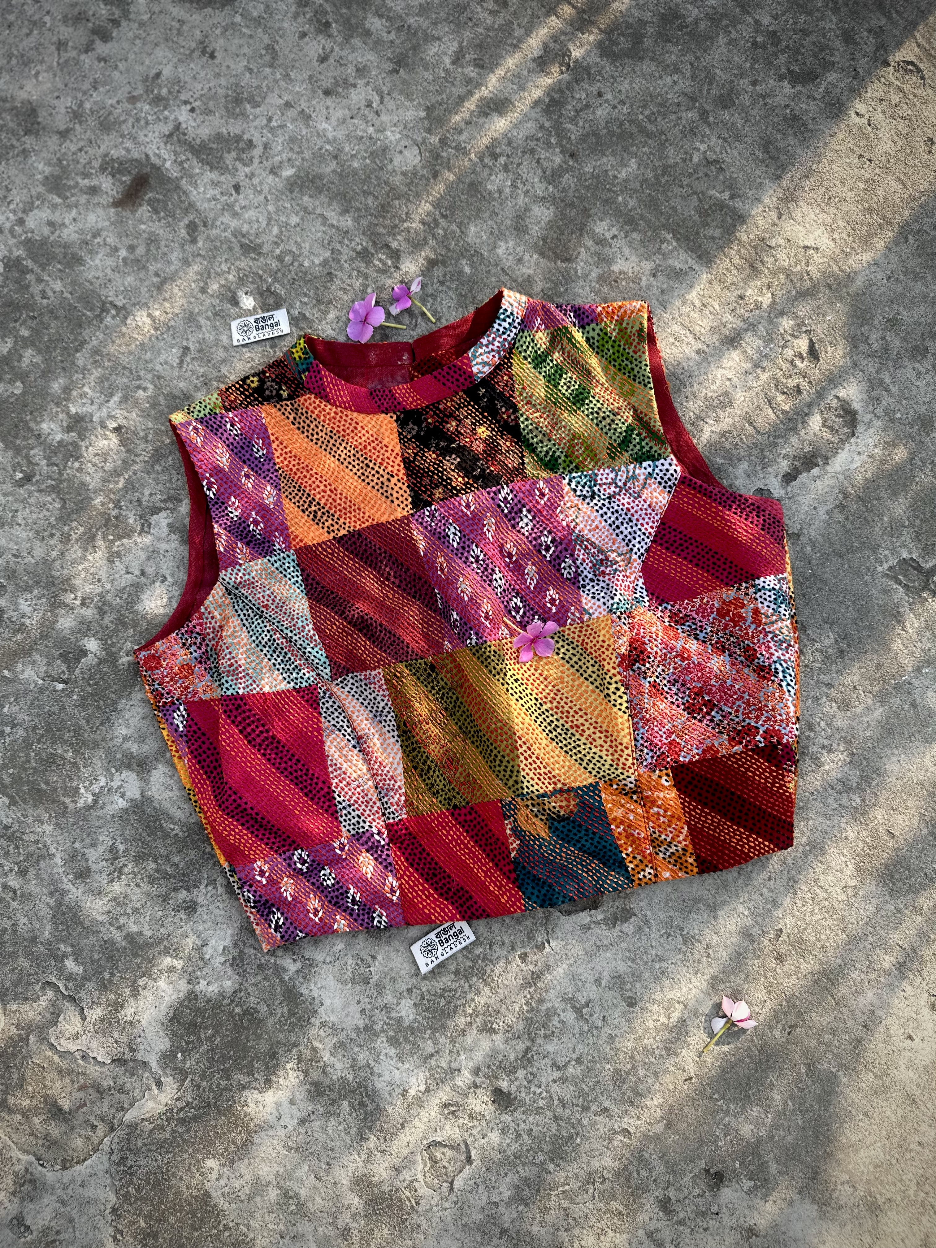 Patchwork blouse